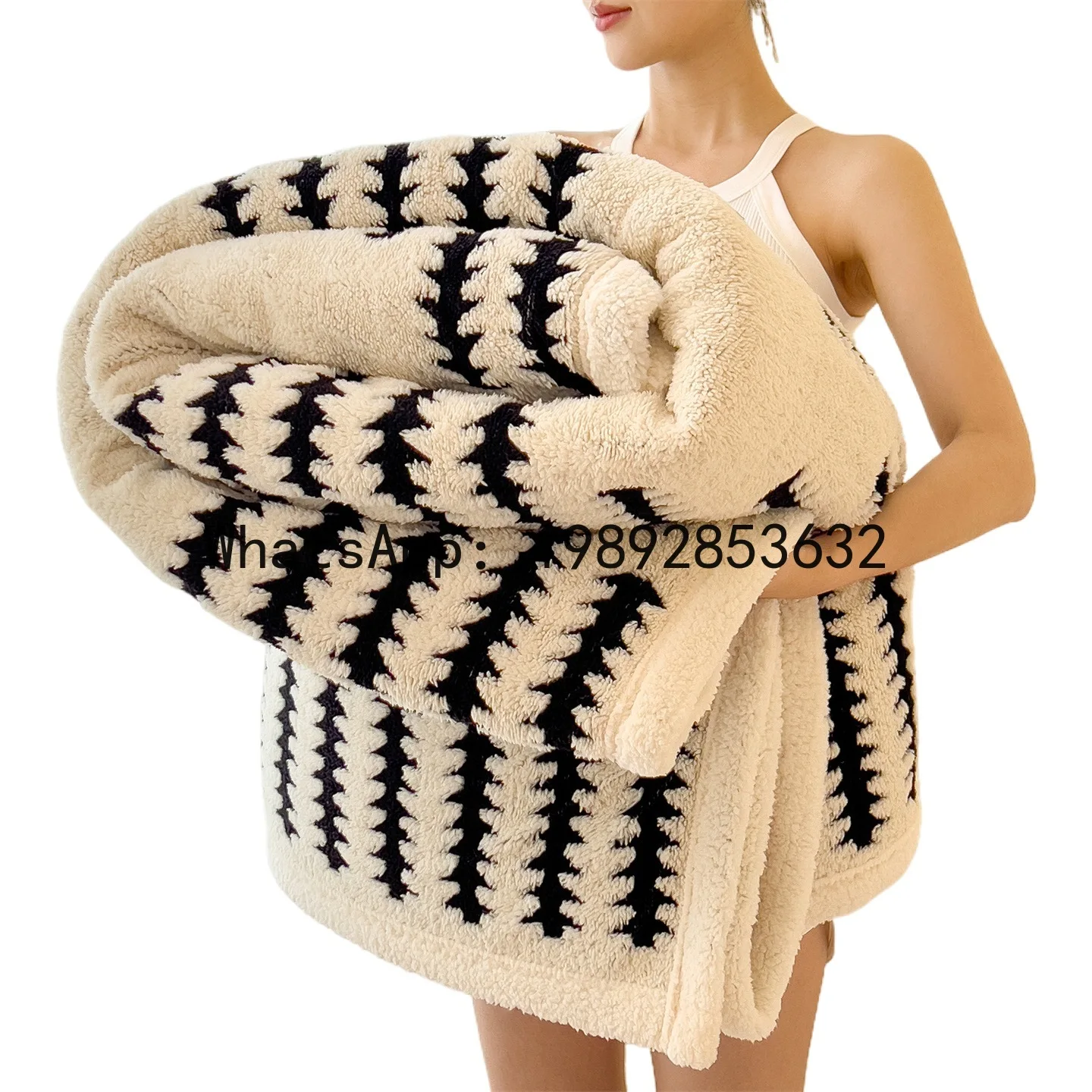 

PYJ Blanket Sofa Blanket Thickened Office Nap Blanket Coral Fleece Quilt Bed