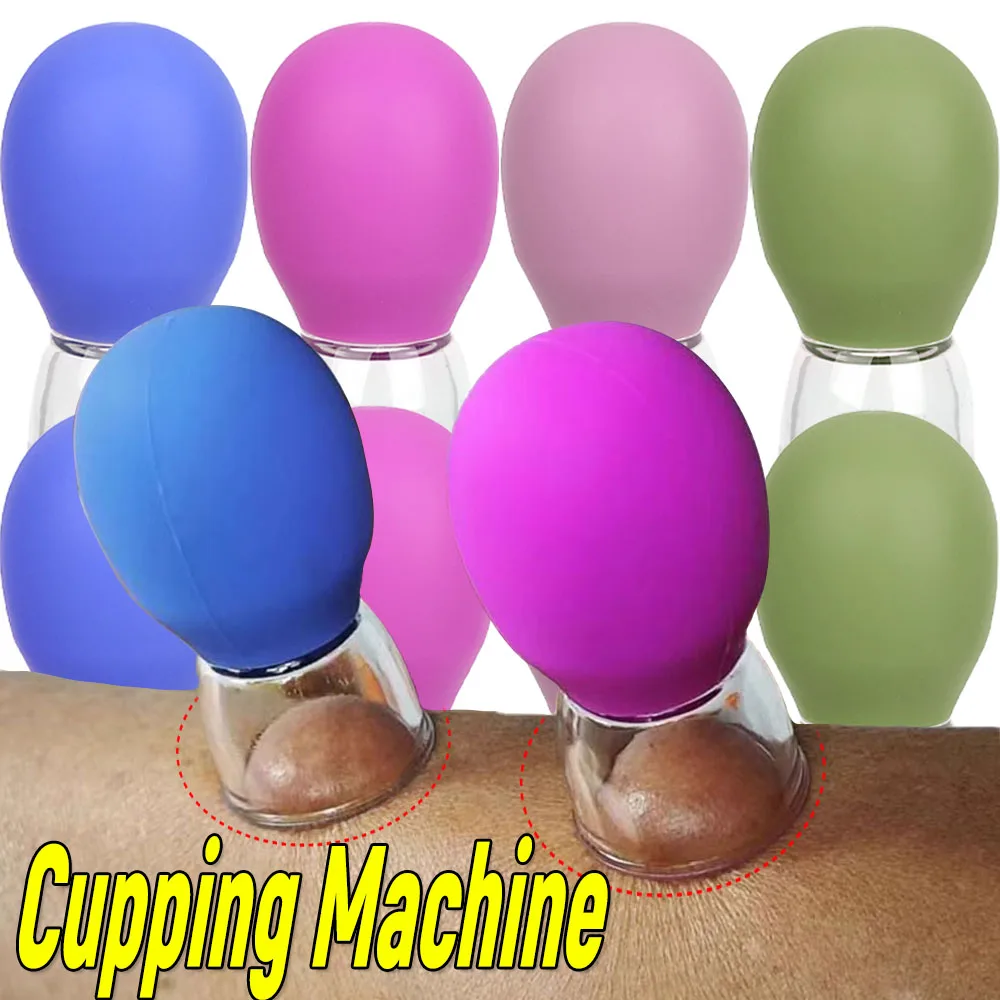 

1pc Silicone Vacuum Cupping Glass Massage Cup for Body Face Neck Eye Massager Vacuum Body Facial Care Anti-aging Beauty Tool
