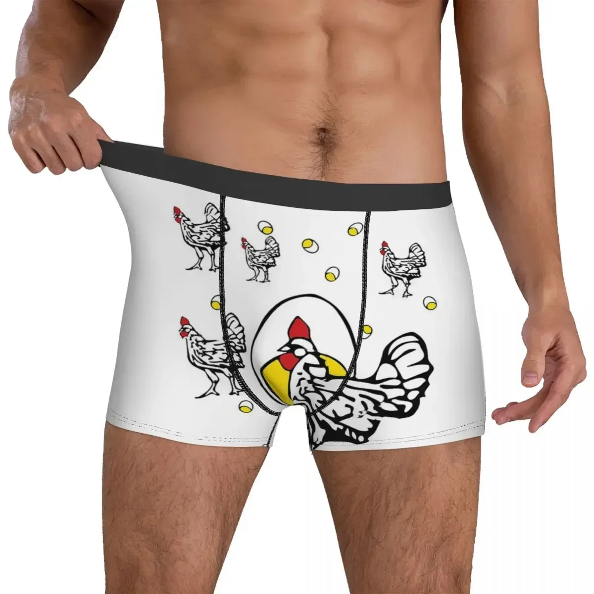 Boxer mutande pantaloncini Roseanne Chicken mutandine intimo traspirante da uomo per Homme Man Boyfriend Gift