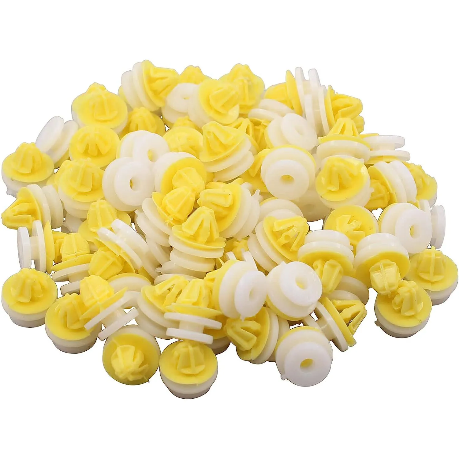 Пластиковые зажимы для арки Land Rover Discovery 3 4 Range Rover Sport Freelander 1 2 Белый Желтый Крепеж для литья дверей Ав...