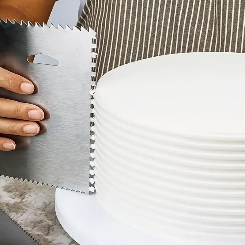 

Скребок для торта из нержавеющей стали, скребки для крема, кухонные гаджеты, инструмент для выпечки «сделай сам»