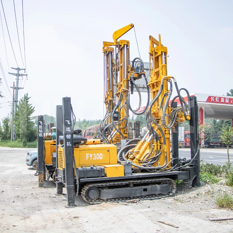 유압 크롤러식 수중 시추기 DTH 해머, 지질 탐사 및 시추공 발파용, 시추 깊이 100-600m