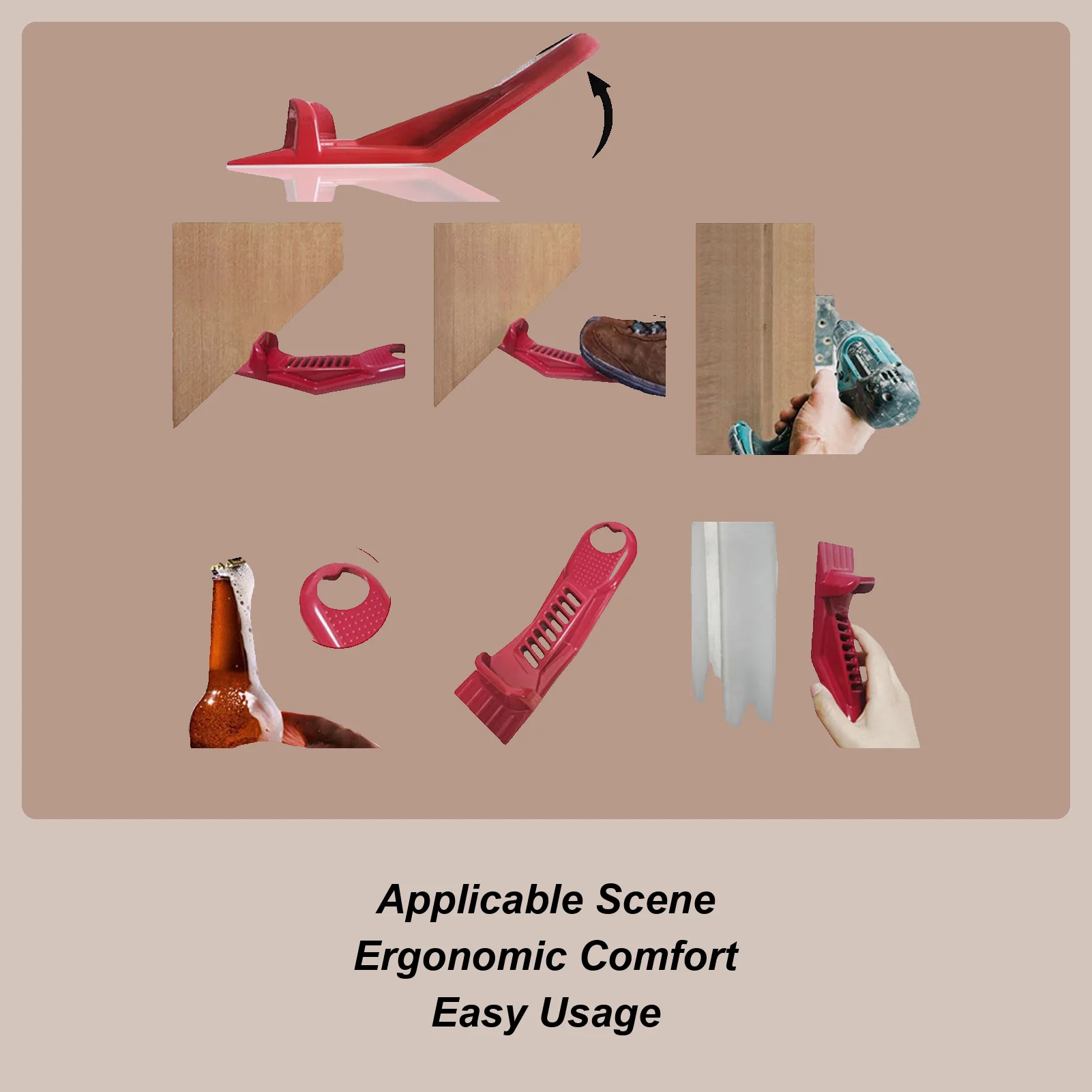 Board Carrier Drywall Panel Lifter Bottle Opener Lightweight Multifunctional Carrier For Frame Adjustment Installation