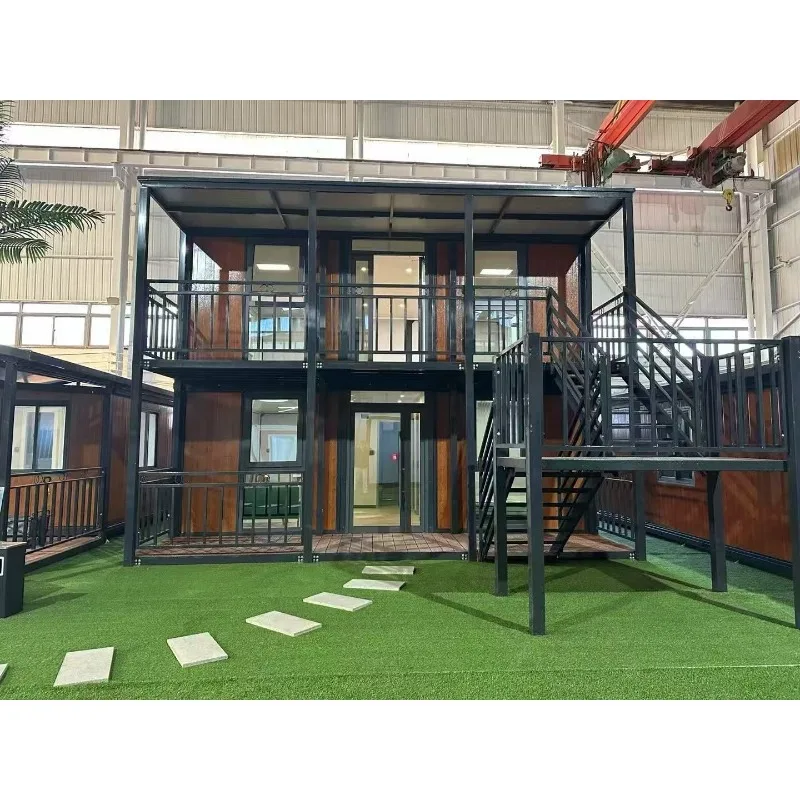 Flat Pack Folding Container House 20ft Prefab Modular Tiny Home Portable Mobile Office Living Expandable Quick Build