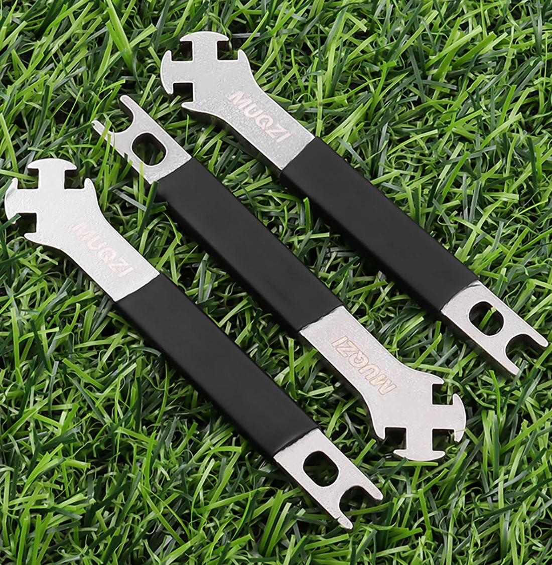 Triple Bicycle Spoke Wrench For 3.3 3.4 3.5mm Spoke Nipples Bicycle Wheels Spokes Tension Adjust Tool Bike Repair Remover