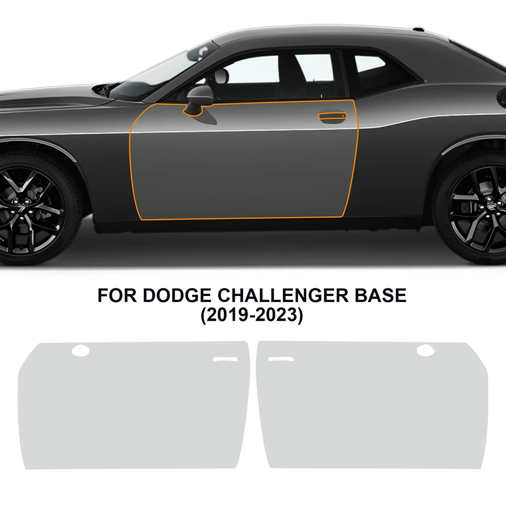 

Car Paint Protection Film for Dodge Challenger Base 2019-23 Pre Cut PPF TPU Transparent Kit Clear Decal Body Sticker Accessories