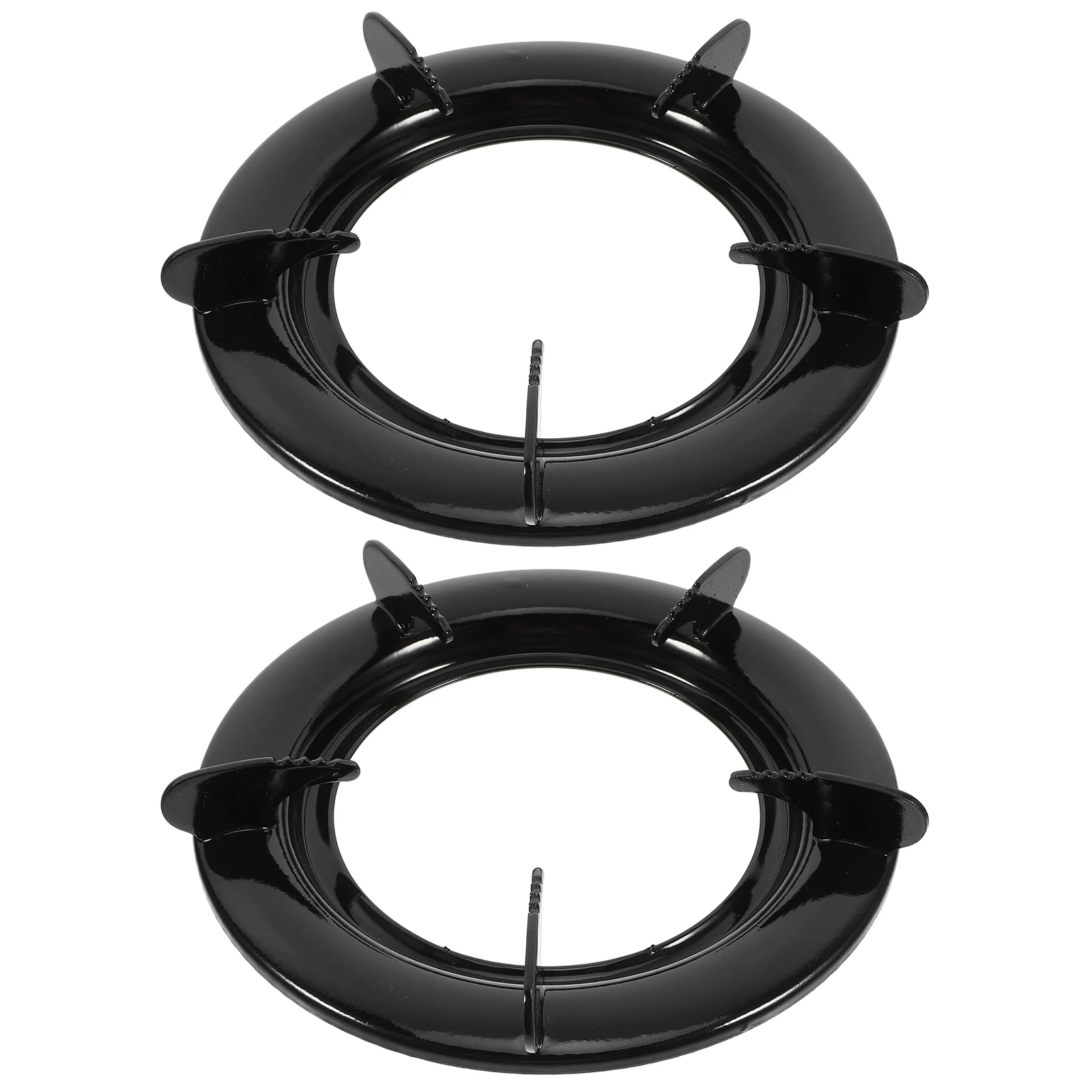 

2pcs Gas Stove Fire Gather Rack Heavy Duty Kitchen Stove Bracket Thermal Insulation Cooking Pot Holder Durable Sturdy Long