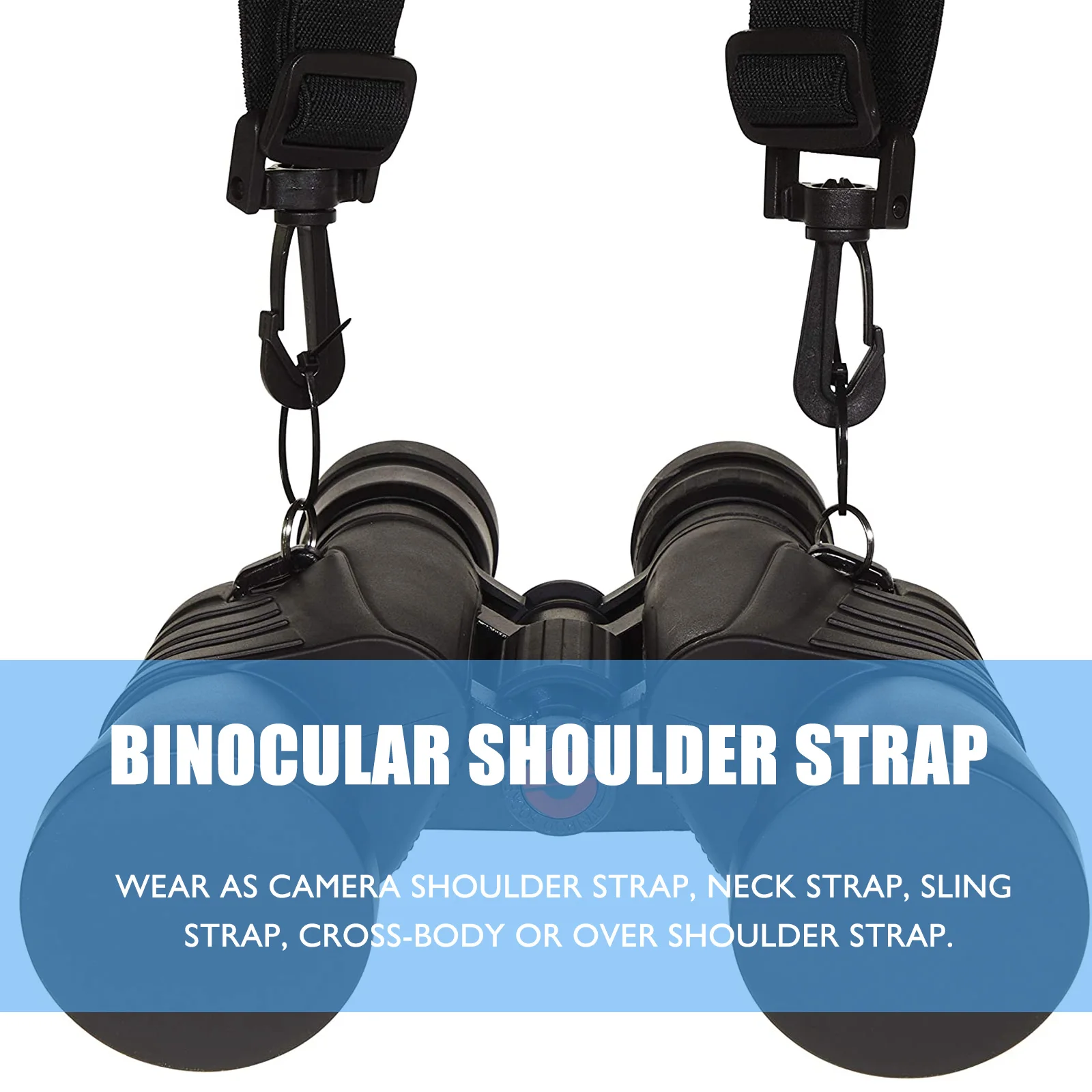 

Portable Telescope Shoulder Harness Extra Long Binocular Chest Strap Quick Release Outdoor Strong Decompression Strap Adjustable