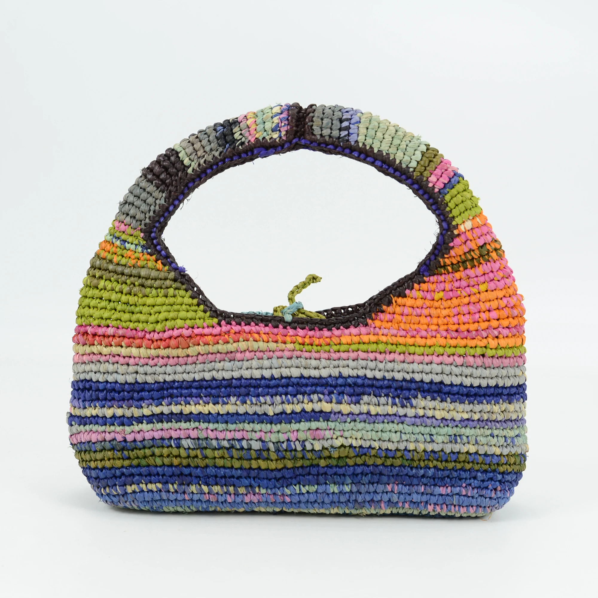 Mini Raffia Tote Colorful Designer Bag Made for A women