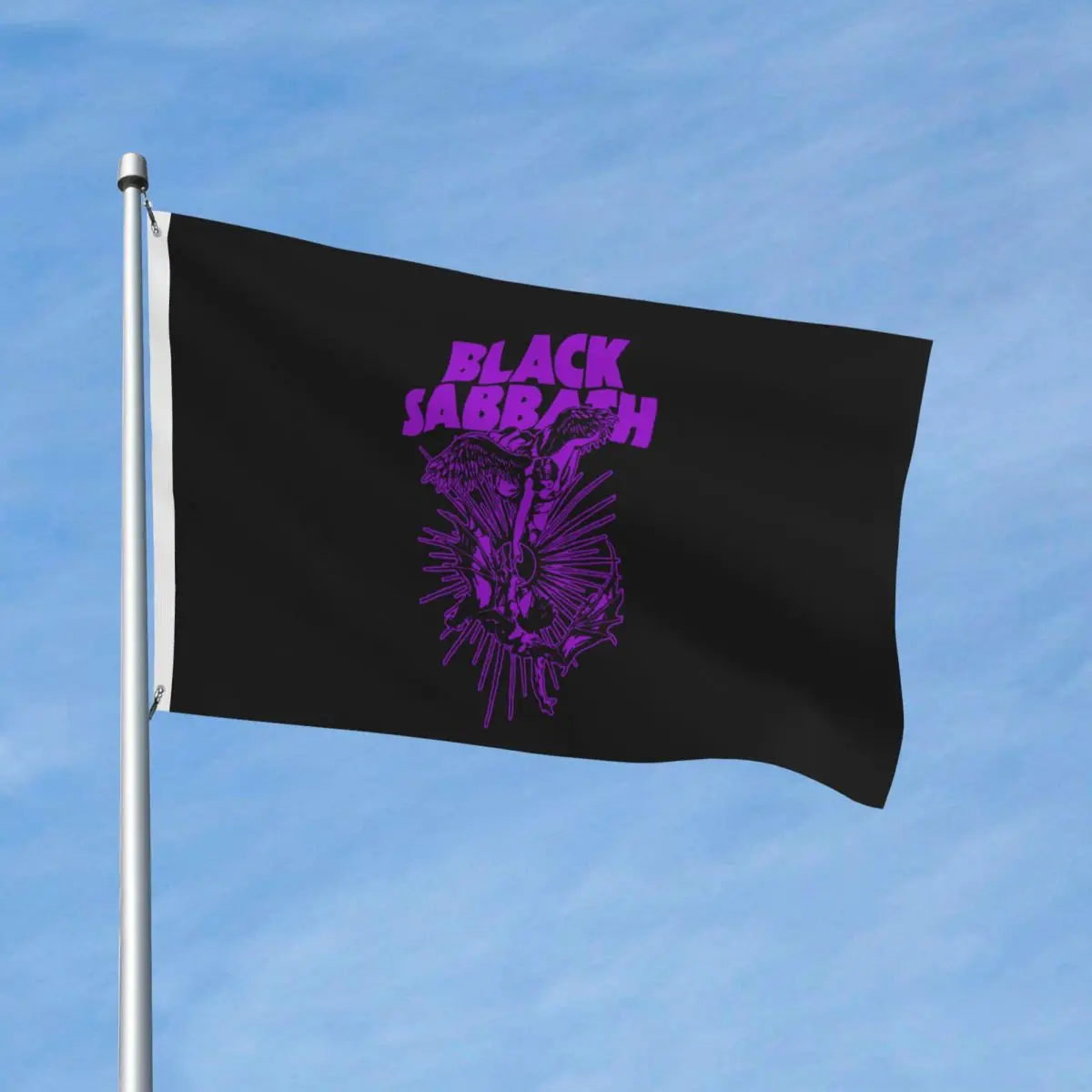 Black Sabbathe Fallen Angels Flags Fade Proof Outdoor Banner Rock 2 Grommets Home Room Dorm Wall Decor