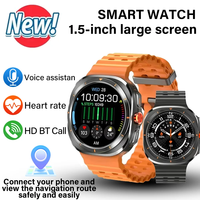 KESHUYOU Smart Watch 1.52” HD Screen Casual Games Health Monitoring Bluetooth Talk Message Alert Smart Watch For Android IOS