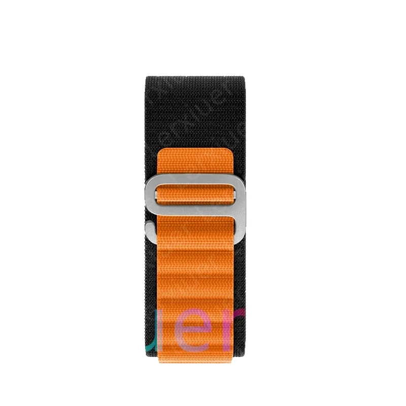 Alpine-Armbänder für Apple Watch Ultra 2 3 4, 44 mm, 40 mm, 49 mm, 46 mm, 45 mm, 41 mm, Nylon-Armband, iWatch Series 12, 11, SE, 8, 9, 10. – Detail 1