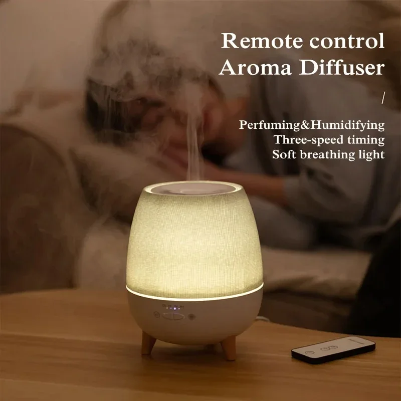 

Home Appliance Remote Control Essential Oil Aroma Diffuser with LED Night Lamp for Room Aromatherapy Air Humidifier