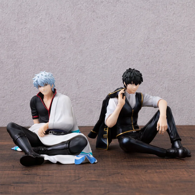 Figura de Anime Gintama Palm Size Sakata Gintoki Hijikata Toushirou figura de acción Katsura Kotarou/Kagura figura modelo muñeca juguete para regalo