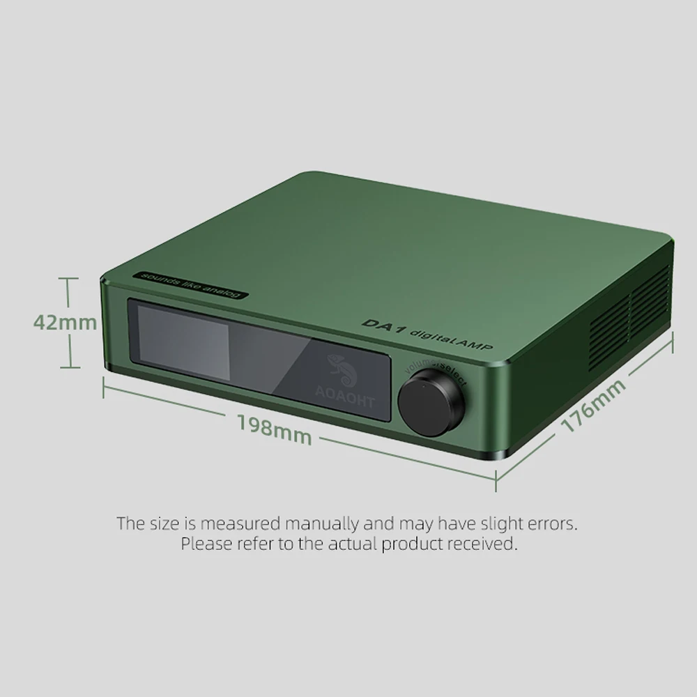 AOAOHT DA1 100W×2 オーディオパワーアンプ クラスD HiFi デジタルアンプ Bluetooth 5.4 LDAC DAC 96Khz XMOS搭載 USB 同軸 光 RCA対応