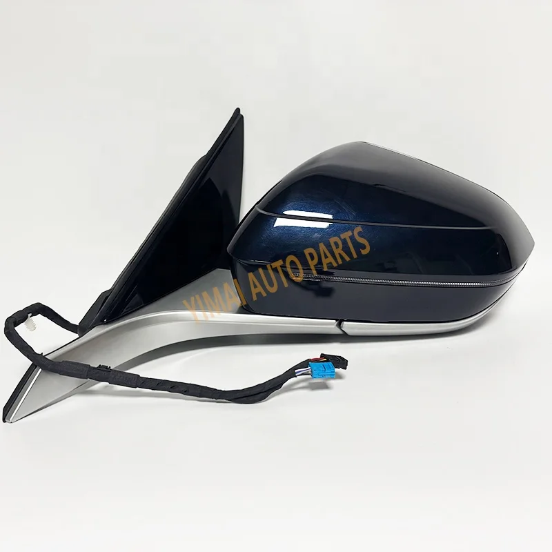 

PHYTONIC BLUE Левое зеркало бокового вида для 2024 для BMW I5 G60 G68 Новое состояние с функцией безопасности Электрическое стекло крышки из АБС-пластика