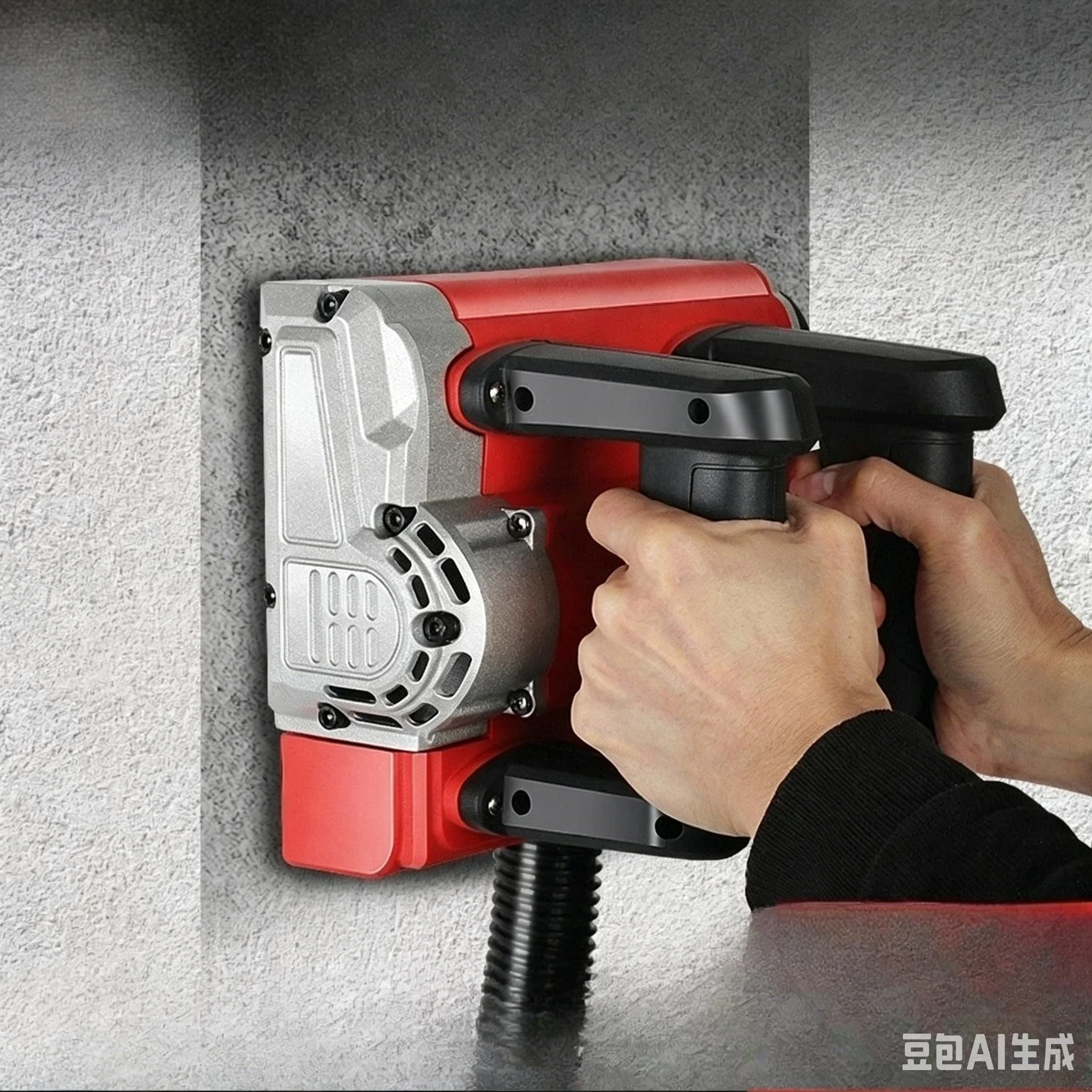 Electric wall planer,  shovel, putty  peeling, old wall renovation, white gray real stone paint, 220V paint sander
