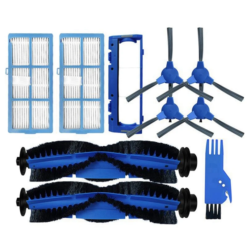 Сменные детали для основной боковой щетки, Hepa фильтр, Швабра для Goovi 1600PA D380 D382, аксессуары для пылесоса, 10 шт.