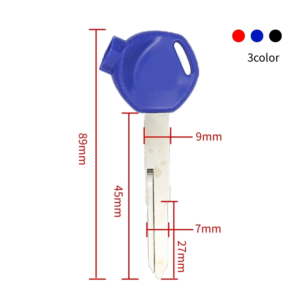 

Motorcycle Replace Uncut Key For HONDA scooter A magnet Anti-theft lock keys Zoomer DIO 56 Z4 Z125 SCR100 WH110 Blank Key
