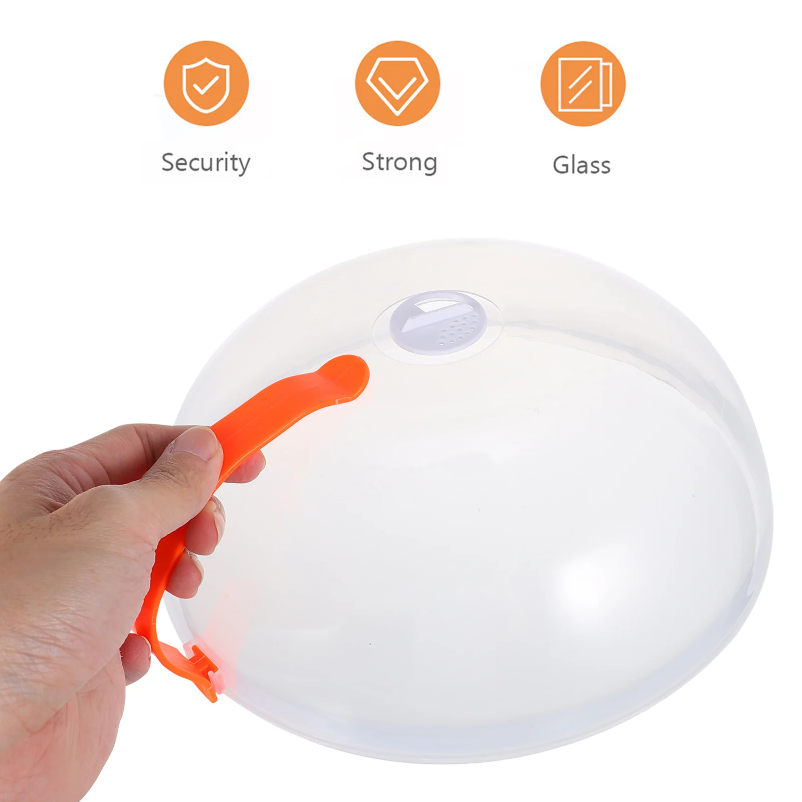 

3 Pcs Oilproof Food Covers PP Kitchen Microwave Oven Heating Easy Clean Storage Insect Protection Food Tents Cookware