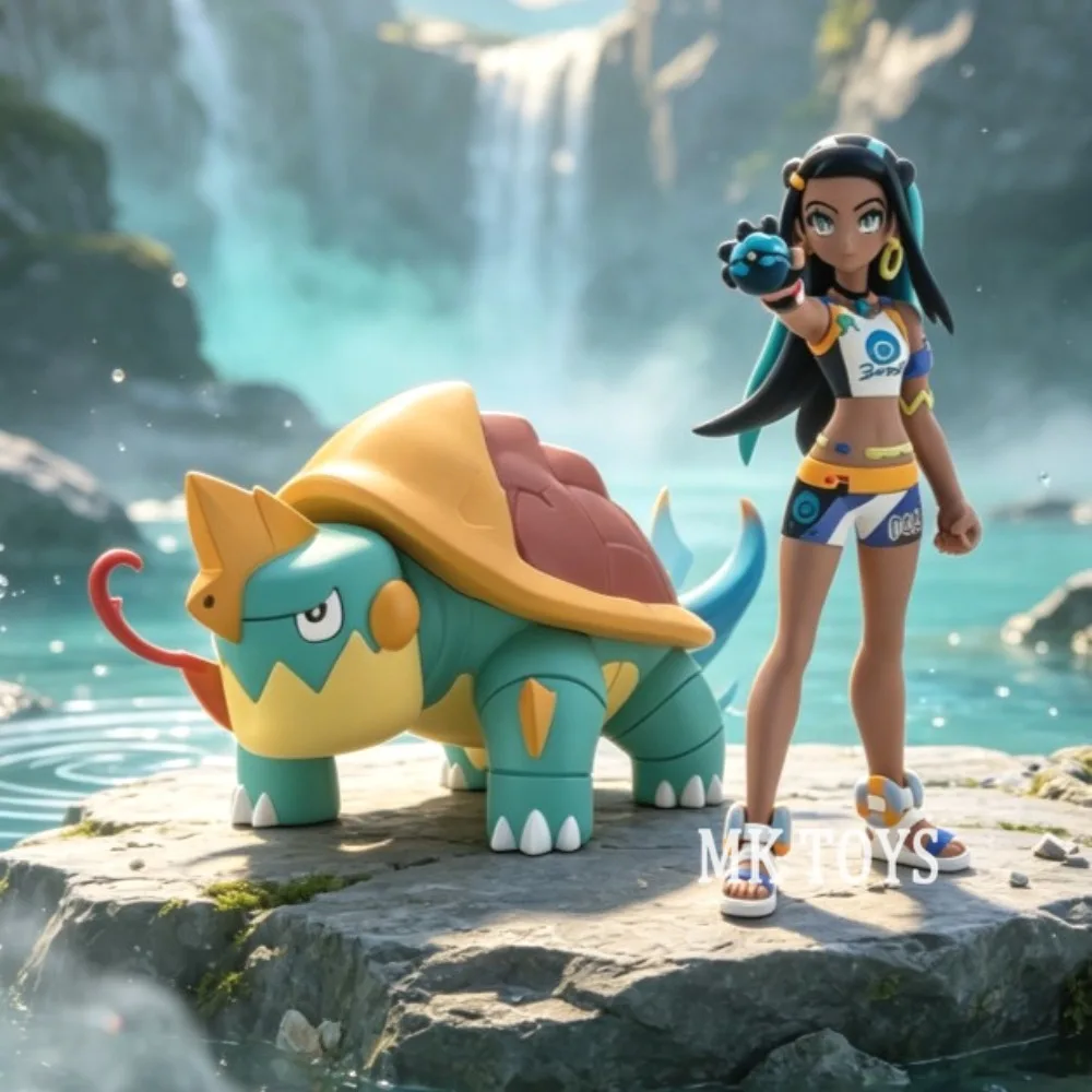 5,5-9cm Anime Pokémon Figur Nessa Drednaw Actionfiguren PVC-Statue Schreibtisch-Ornament Sammlerstück Modell Spielzeug Geschenke