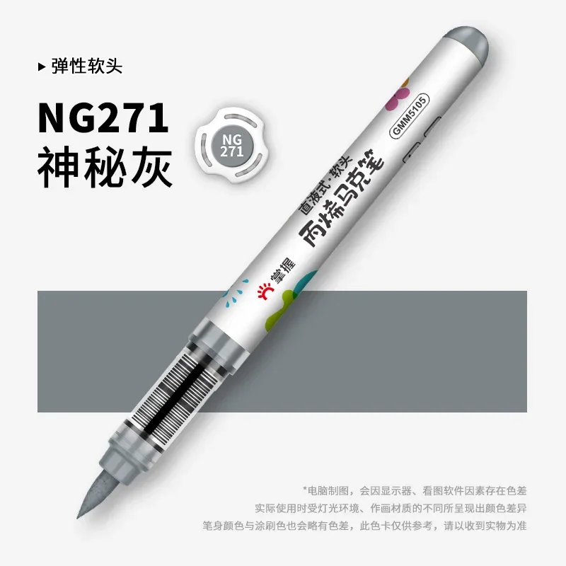 1 PC 36 Colors Acrylic Paint Marker Pens Professional Drawing Pens for Graffiti Manga School Aesthetic Stationery Art Supplies image 6