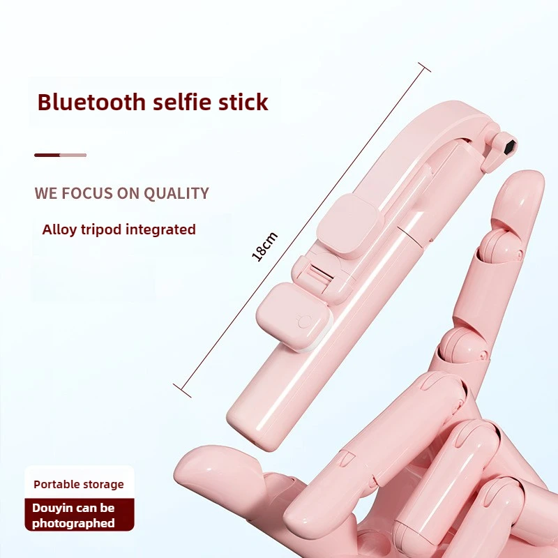 New 90CM Mobile Phone Bluetooth Selfie Stick Tiktok Live Broadcast Photography Tripod Integrated Retractable