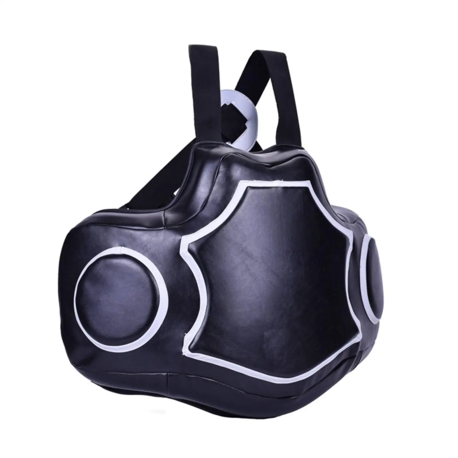 Rib Protector with Adjustable Harness | Thick Padded Construction Synthetic Leather Exterior, Boxing rib guard, for Muay Thai