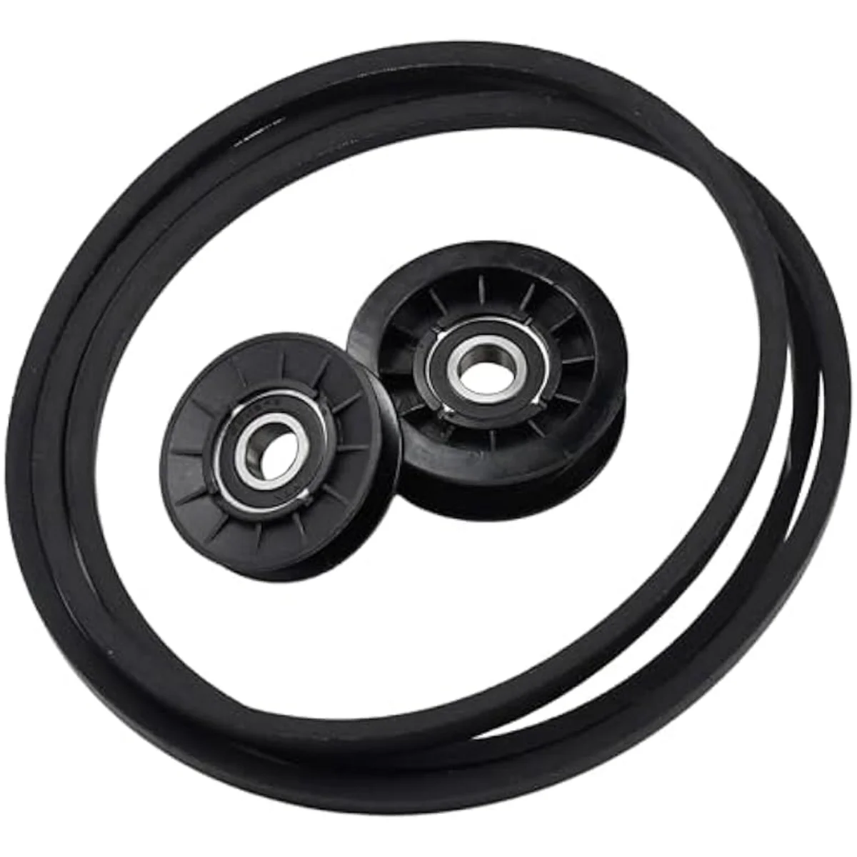 GX20286 GX20287 Flat Idler Pulley with Drive Belt GX20006 for Lawn Mower 1760097 280-143 690409MA 280-097 265-186