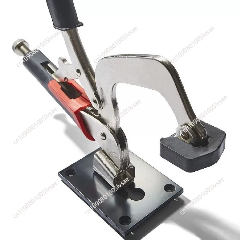 Woodworking Adjustable Rotary Carpentry Fixing Clamp 75mm High Clamping Force 360° Rotation Fits 8.3mm T Track