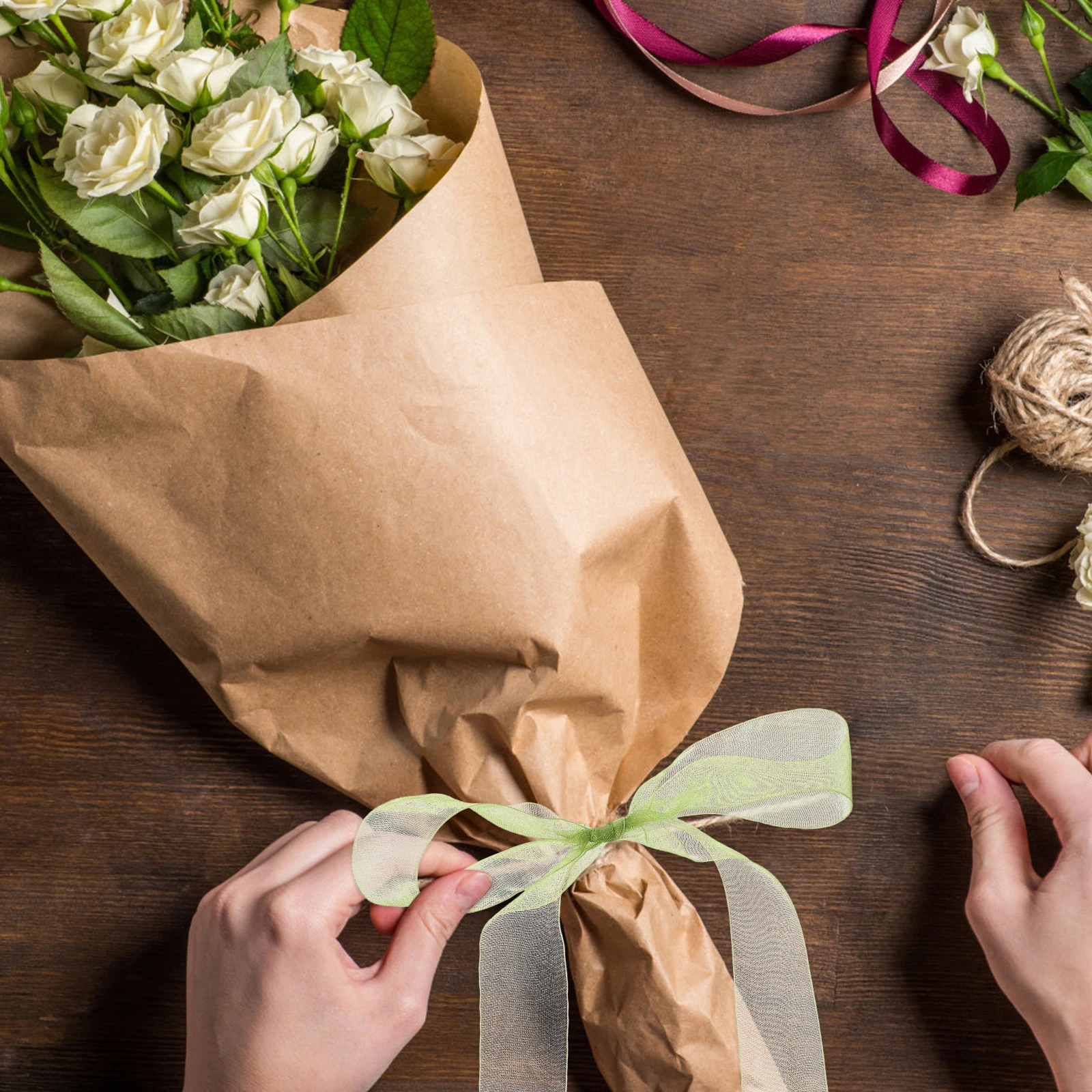 

Colorful Ribbon Bow 25mm Wear Resistant Craft Ribbon Gift Tie Present Supply Cuttable Nylon Packaging Accessory