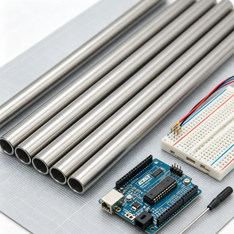 Temperature Sensor PT100 DS18B20 Stainless Steel Casing Pipes Protective Sleeve 6*50mm 10pcs/lot