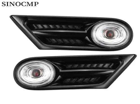 

2 шт. индикатор повторитель боковой габаритный фонарь дым для BMW MINI COOPER 06-13 R56 Hatch R57 кабриолет 09-15 светодиодный сигнальный фонарь