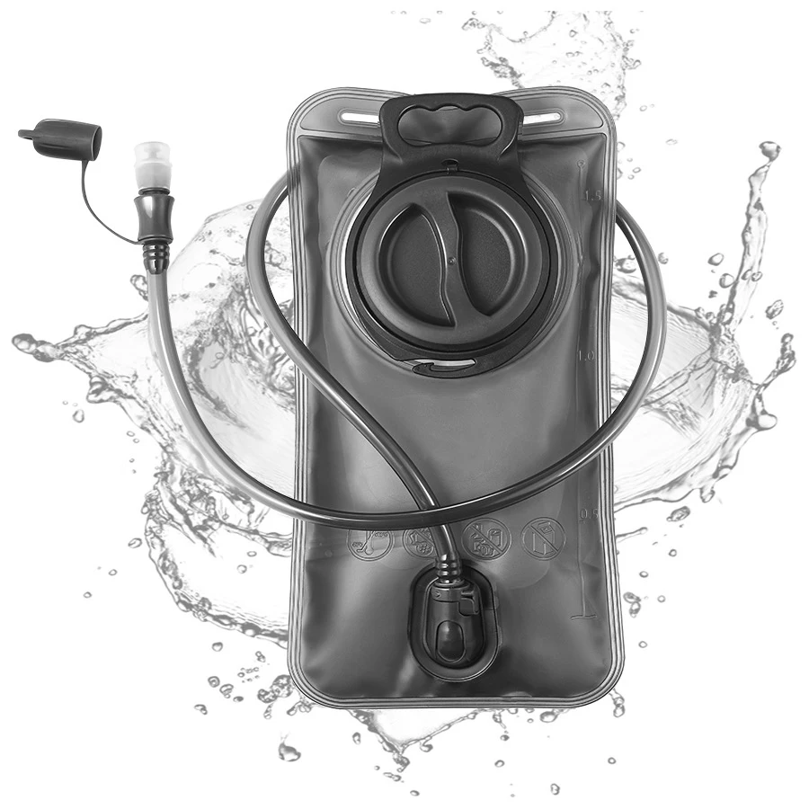1.5L 2L 3L Water Bladder Water Reservoir Hydration Pack Storage Bag Free Folding Camping Running Hydration Vest Backpack