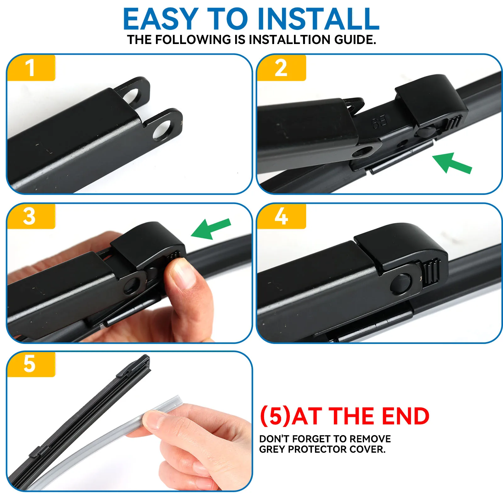 Erick\'s Wiper Front Wiper Blades For Peugeot 607 2002 - 2011 Windshield Windscreen Clean Window Car Rain Brushes Nature 26\