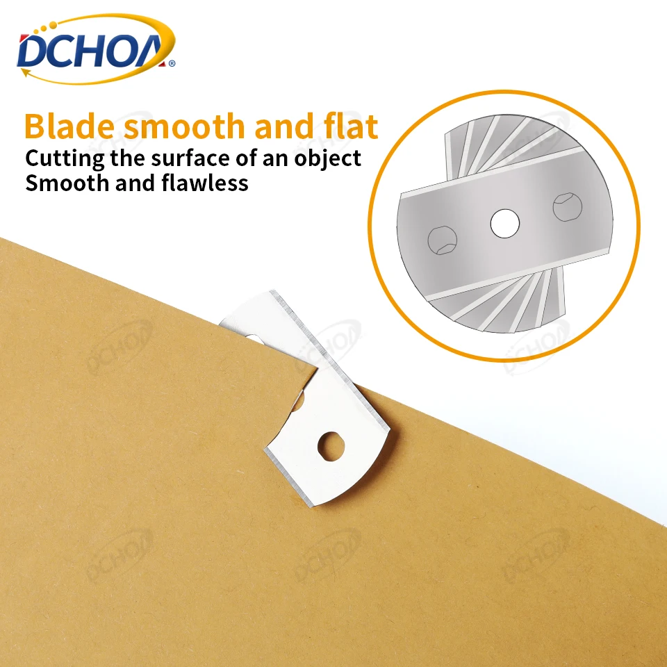 DCHOA 30PCS Replacement Blades Box Utility Knife Blades for Car Vinyl Wrap Window Tint PPF Film Cutting Tools