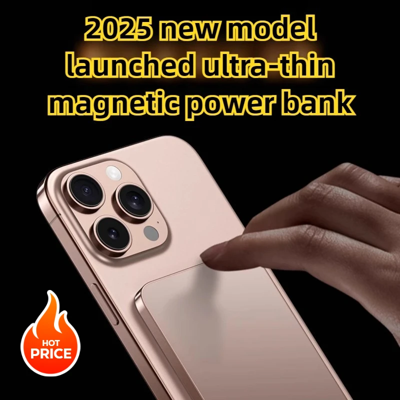 

For Apple For Xiaomi 3C Certification Magnetic Wireless Fast Charging Magsafe Ultra Thin Portable Power Bank