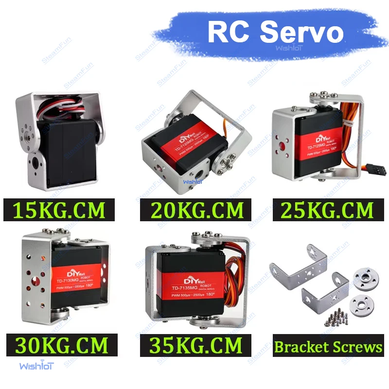 Servo Bracket - Digital Dual Shaft Servo 15kg 20kg