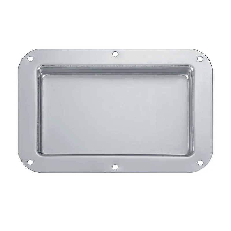 4Pcs Recessed Flight Case Dish For Ventilation Labeling Caster Holder
