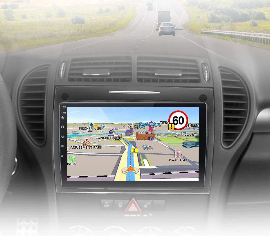 Junsun carplay android auto autoradio für mercedes benz slk klasse r171 2011-2015 slk 2004 2011 gps intelligente systeme – Detail 20