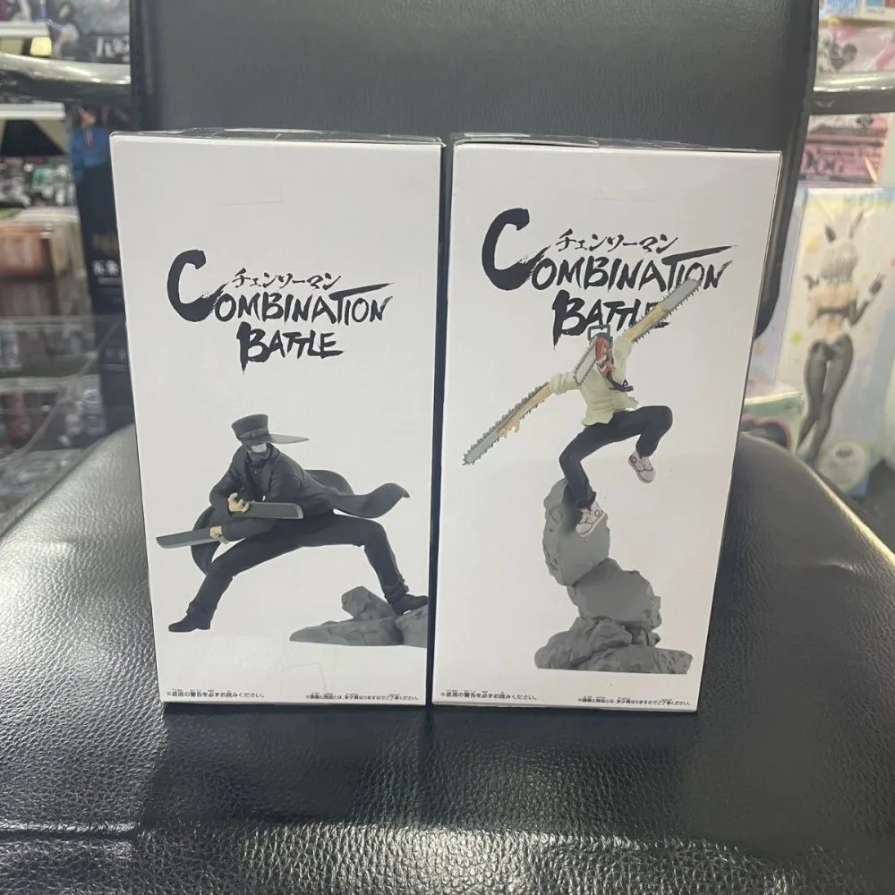 ของแท้จาก Bandai ของแท้จาก Banpresto ชุดรวมตัวละครอนิเมะ Chainsaw Man ดาบซามูไรของเด็นจิ ของสะสม โมเดลฟิกเกอร์