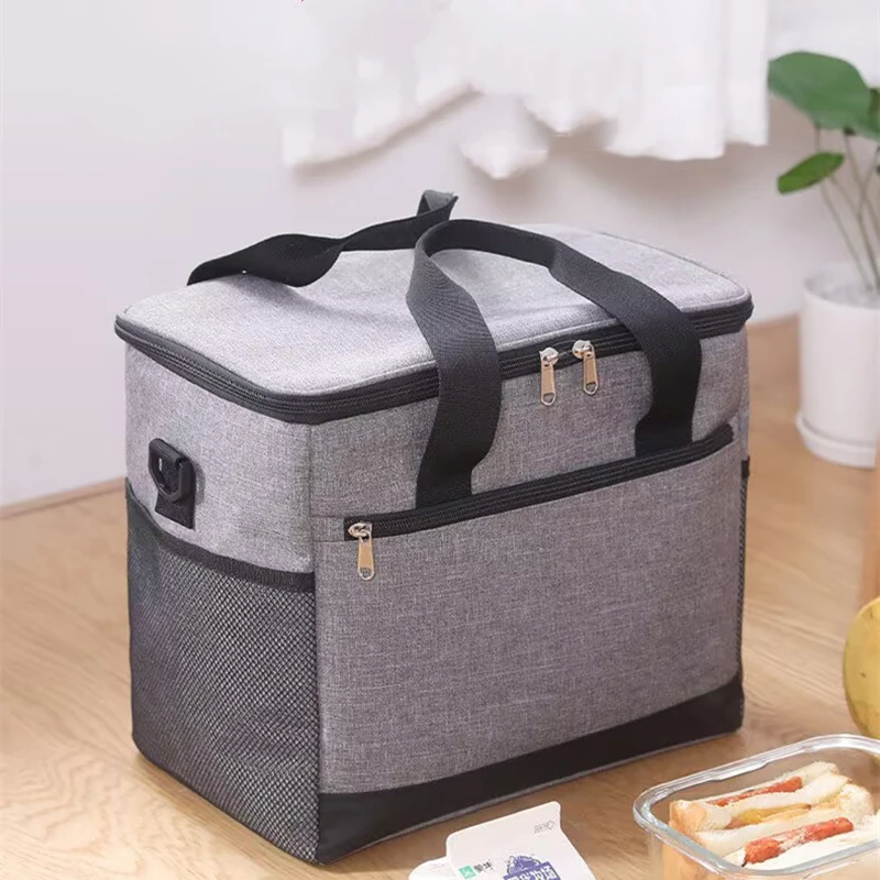 

Large Capacity Leak Outdoors Proof Lunch Thermal Large Picnic Cool and Warm Insulated Bag Outdoor Storage 26L Shoulder Bag