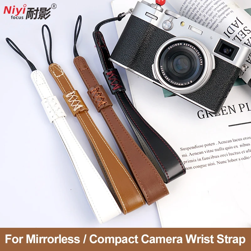 Ремешок на запястье для камеры Универсальный Прочный ручной ремешок для SLR DSLR беззеркальная камера Sony ZVE Fuji XS20 Canon G7X Panasonic Sumsang