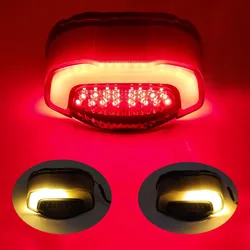 Modified Motorcycle LED Integrated Tail Light With Turn Signal For Honda CB650R CB300R CBR650R Brake Stop Running Indicator Lamp