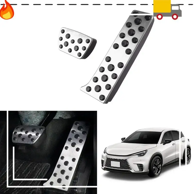 

For Lexus LBX 2024 Alluminum Alloy Car Pedals Accelerator Clutch Brake Pedal Cover Accessories