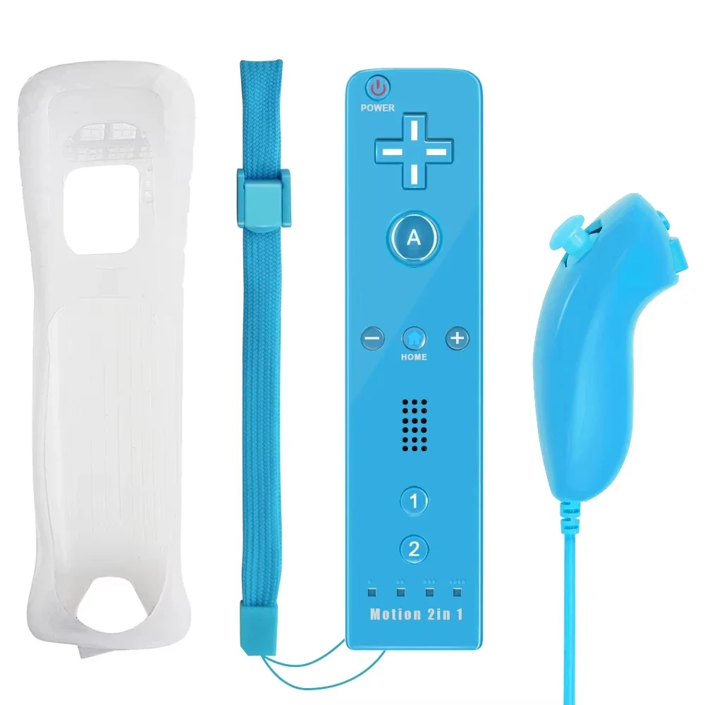 Wired Nunchuck 2 in 1 Motion Plus For Nintendo Wii / Wii U Console Remote Controller For Wii Accessories Gamepad image 3