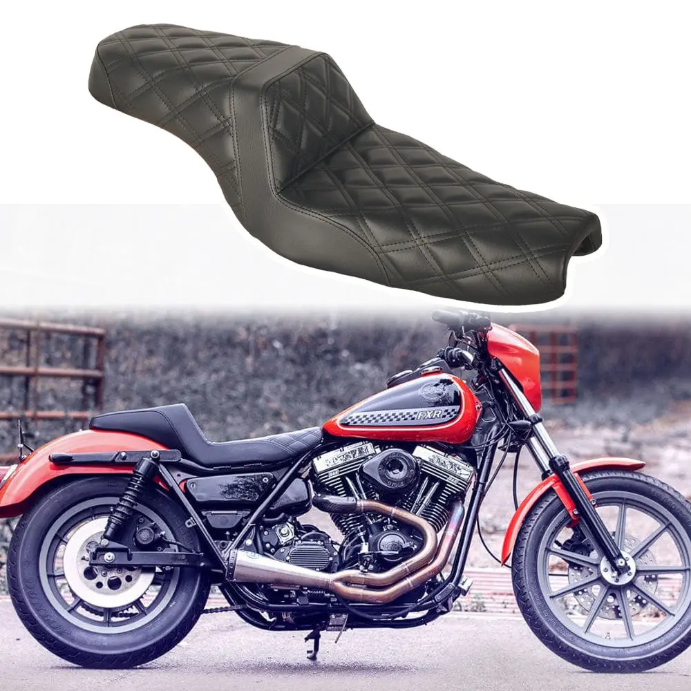 MTK CW-HD-FLS009-BK for Sportster 04-23 Motorcycle Step up Seat with Gel Inside New 1 Year Warranty