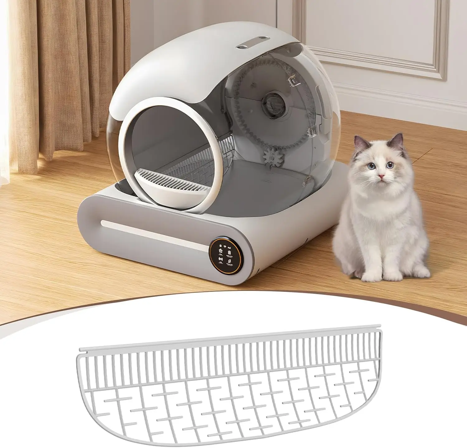Cat Litter Box Automatic Toilet Removable Filter Mesh Effective Sand for TONEPIE Accessories