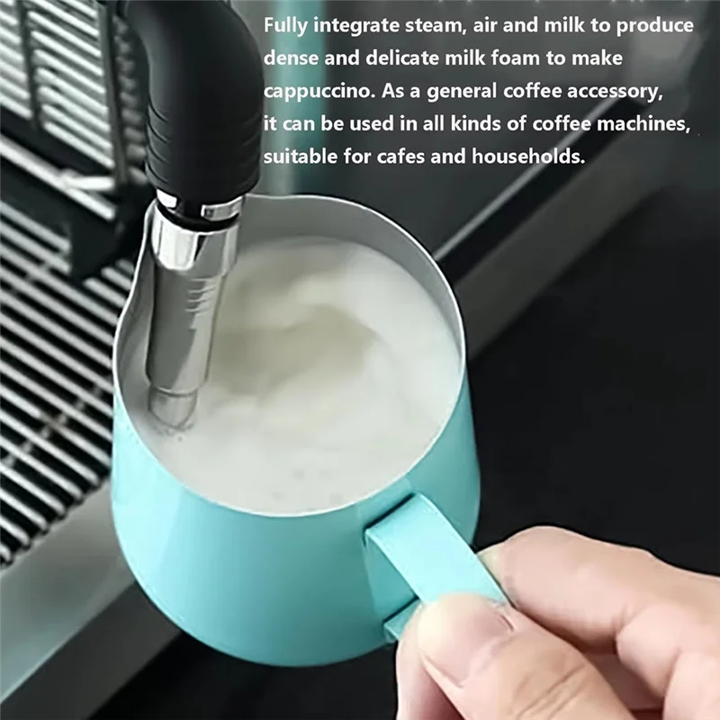

【24 Hours-Sale!】Espresso Machine Steam Wand Tip Stainless Steel Milk Foam Spout Replacement For Delonghi EC680, EC685, Ecp3631