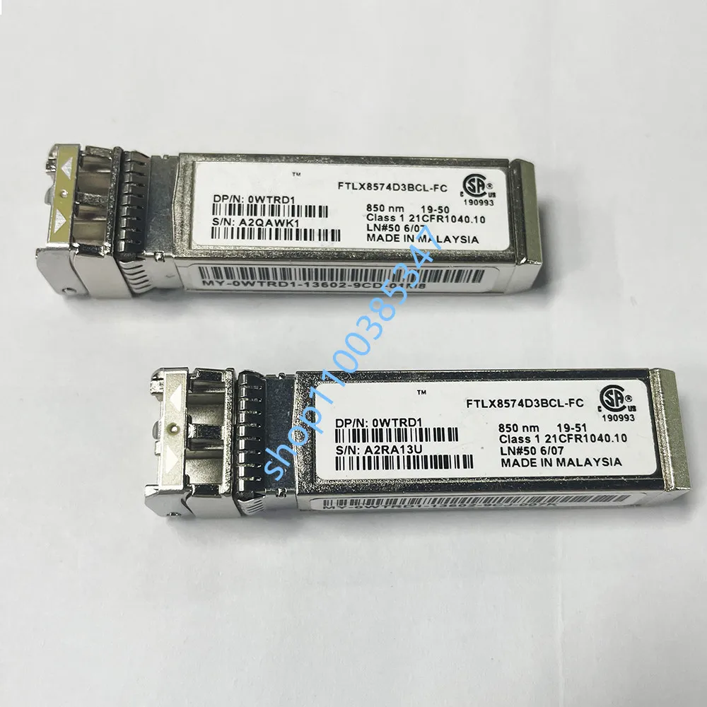 

1PCS Del/FTLX8574D3BCL-FC/0WTRD1/SFP 10GB optical switch/10g sfp 850nm 300m 10g sr/fiber switch 10G